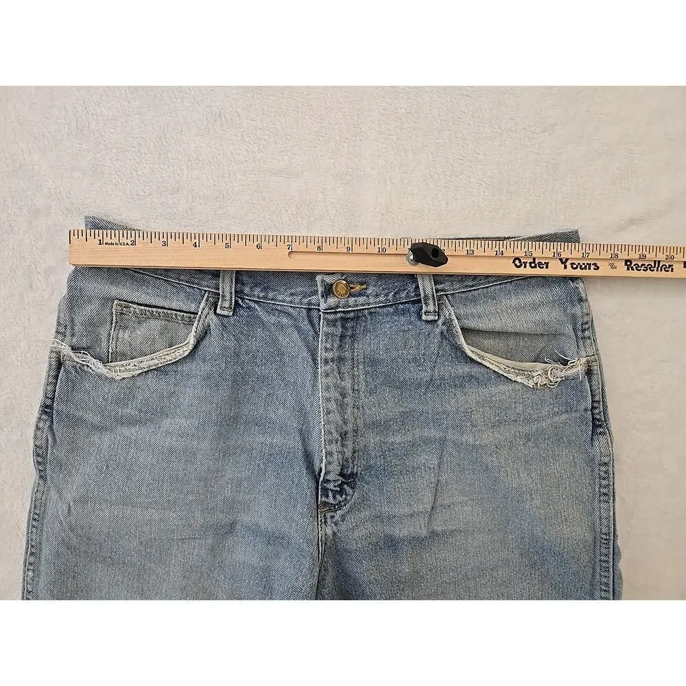 Wrangler Vtg 90s Authentic Western Denim Shorts Mens Sz 36 Jorts Workwear USA